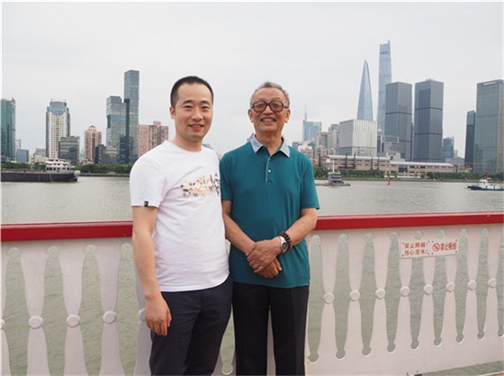 浦君总经理与中国工笔画学会顾问胡勃合影