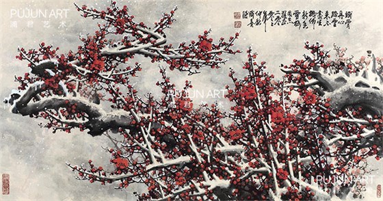 王成喜梅花 雪梅