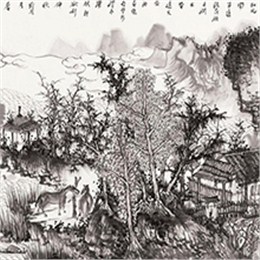 何加林2010年作 山水