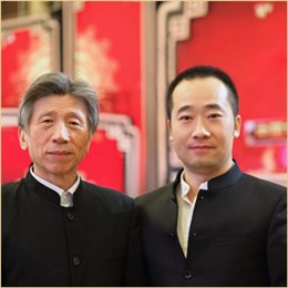 浦君艺术创始人胡桂忠与范迪安先生合影