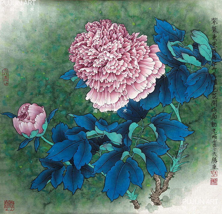 画家王天胜2012年作 牡丹